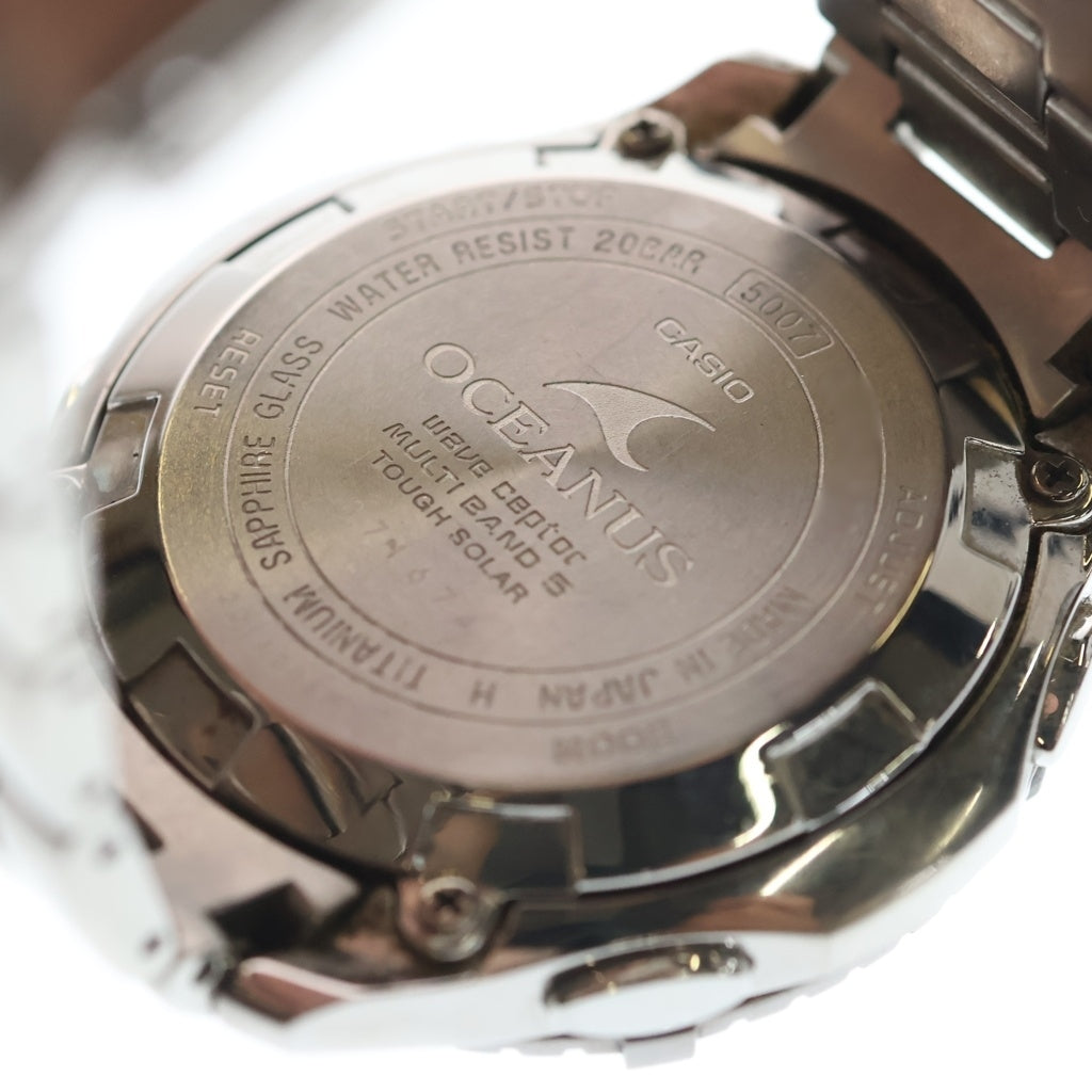CASIO(カシオ) OCEANUS オーシャンズ カシャロ タフソーラーOCW-500P シルバー