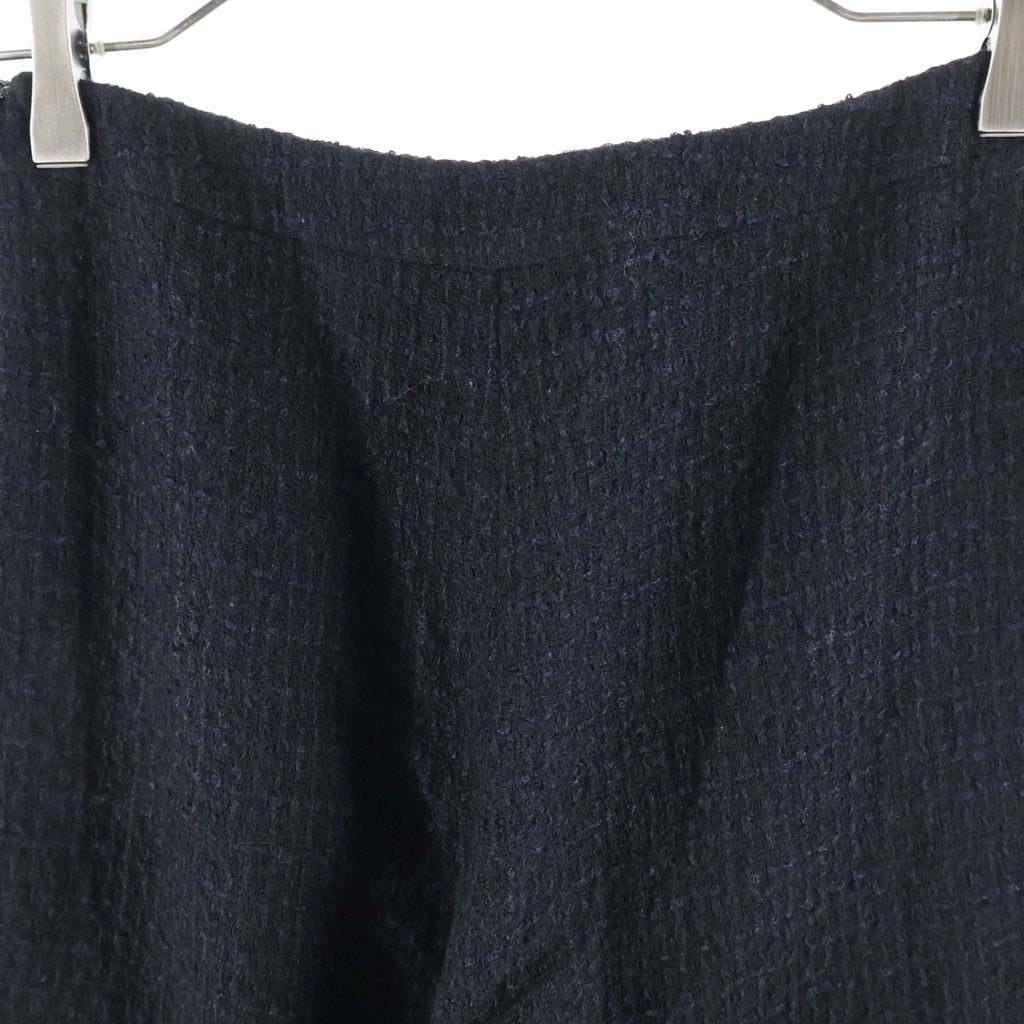 CHANEL(シャネル) 03A ウール ツイード ワイドパンツ ネイビー レディース P22339V13173