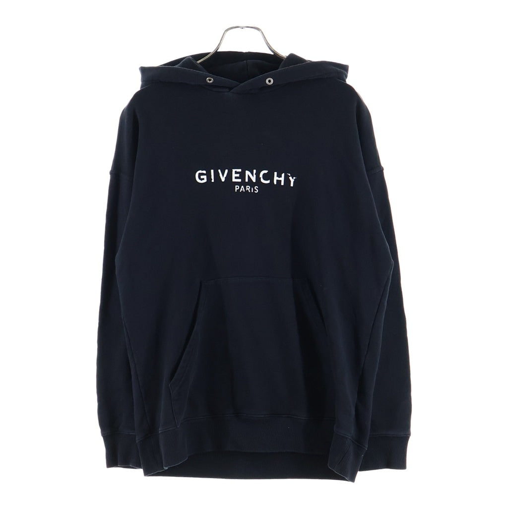 GIVENCHY(ジバンシィ) ロゴ スウェット プルオーバーパーカー ブラック BM700R30AF