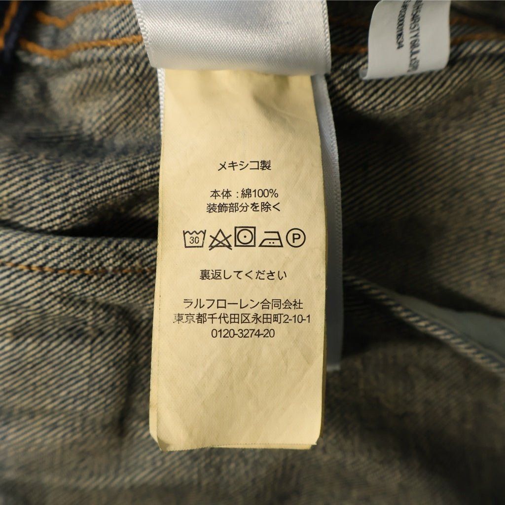POLO RALPH LAUREN(ポロラルフローレン) メキシコ製 白タグ 復刻 トラッカー Gジャン インディゴ