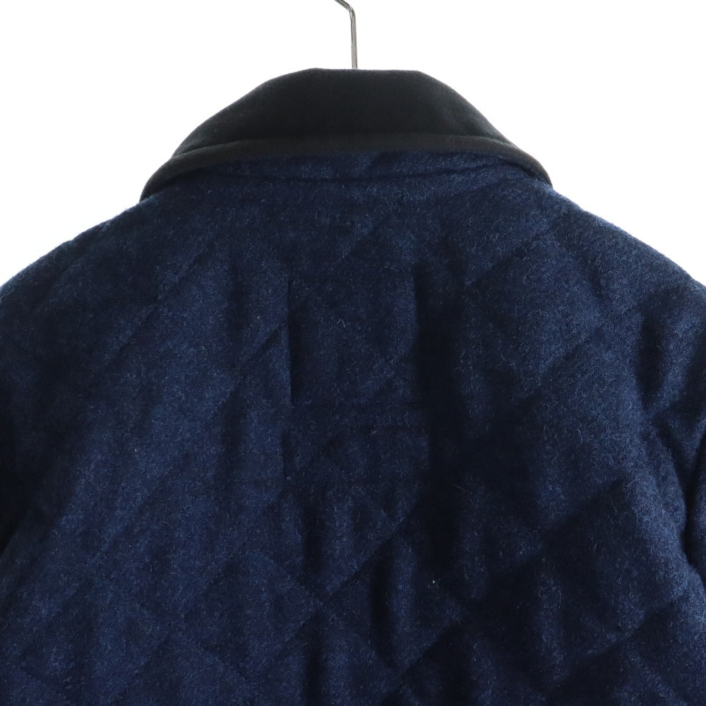 LAVENHAM(ラベンハム) キルティングジャケット ウール ネイビー