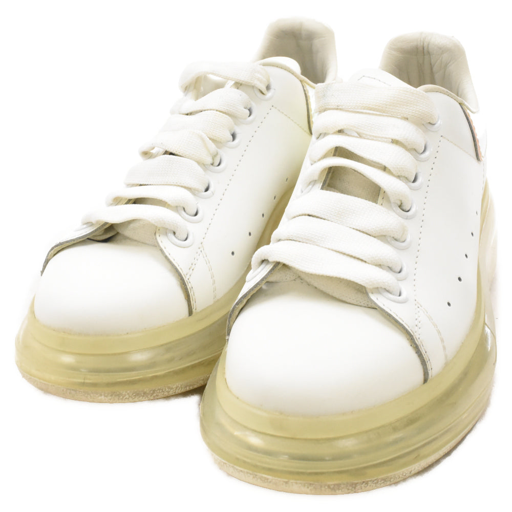 Alexander McQueen(アレキサンダーマックイーン) Clear Sole Multicolor クリアソールローカットスニーカー ホワイト レディース スニーカー611699