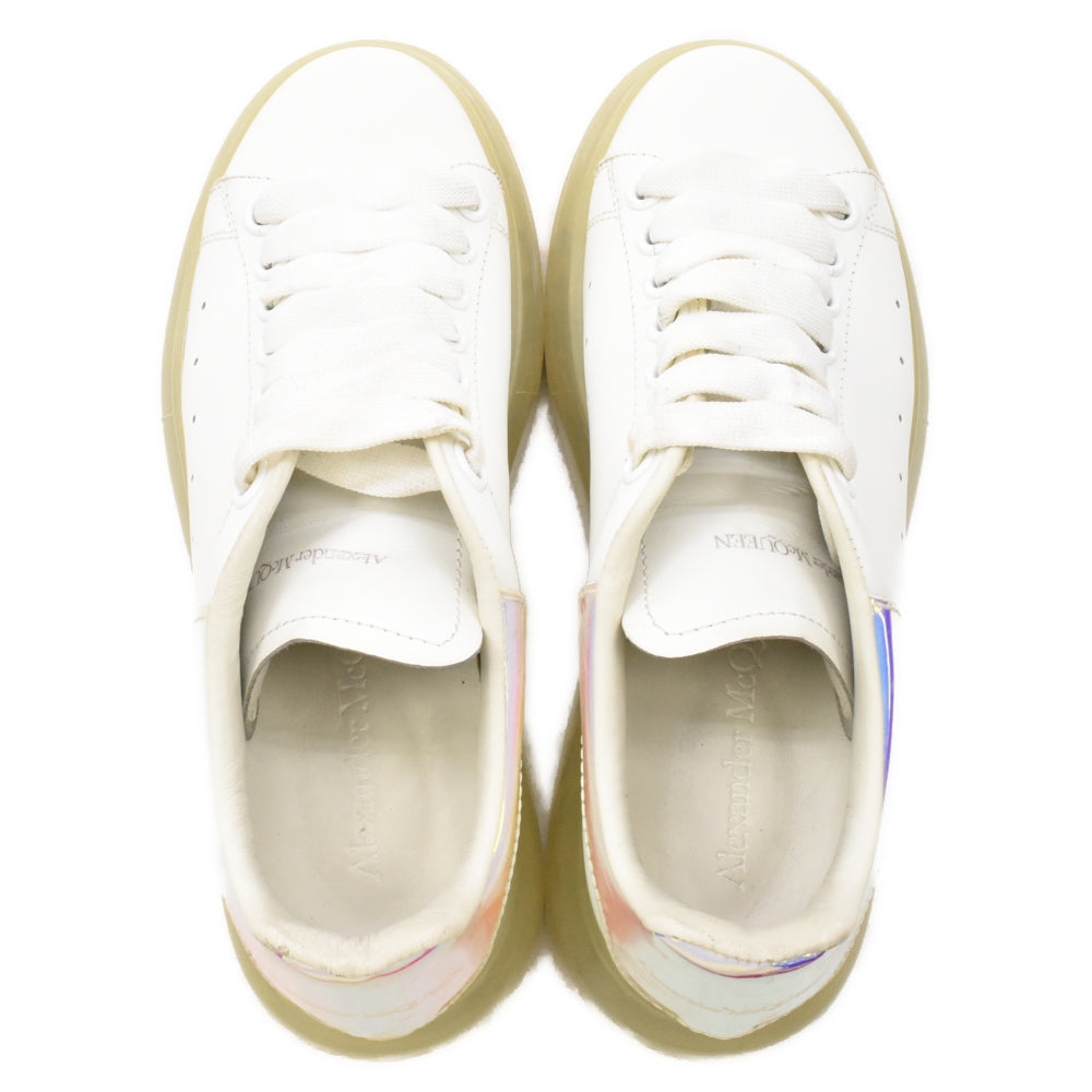 Alexander McQueen(アレキサンダーマックイーン) Clear Sole Multicolor クリアソールローカットスニーカー ホワイト レディース スニーカー611699
