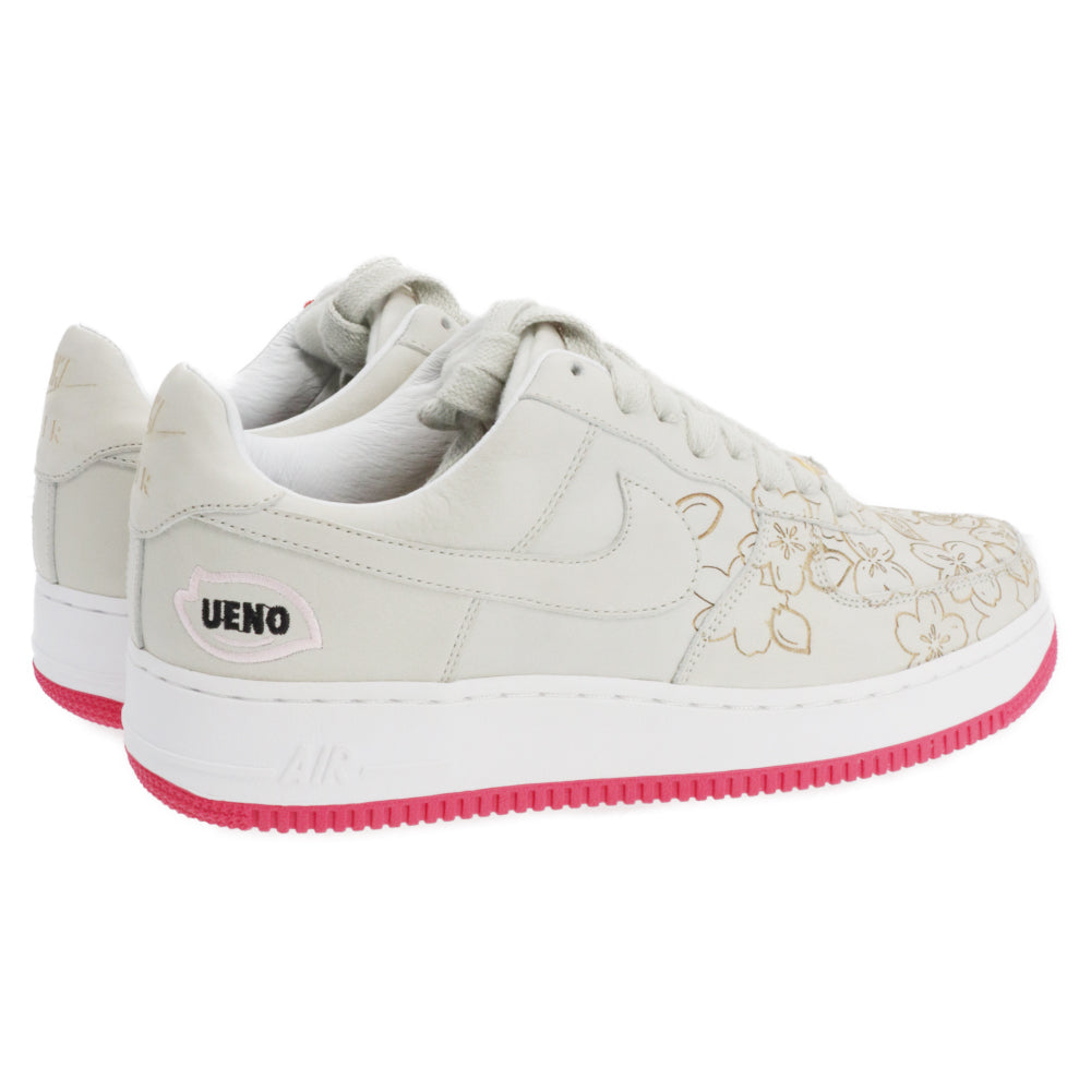 NIKE(ナイキ) 05年製 世界200足限定 Air Force 1 LOW UENO CITY ATTACK SAKURA 309360-001 エアフォースワン 上野 桜モデル ローカットスニーカー グレー US9/27cm