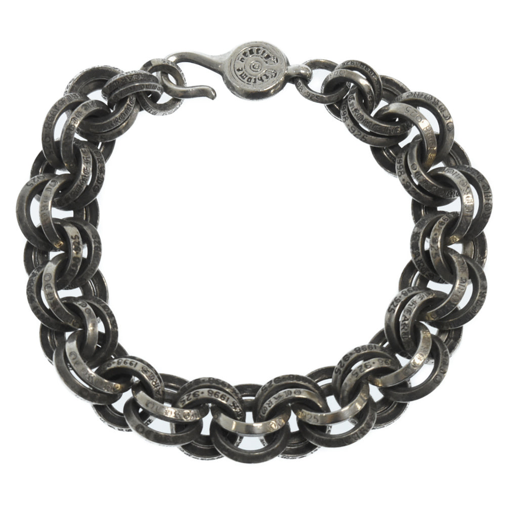 CHROME HEARTS(クロムハーツ) 2 DOUBLE B RING ダブルBリング シルバーブレスレット