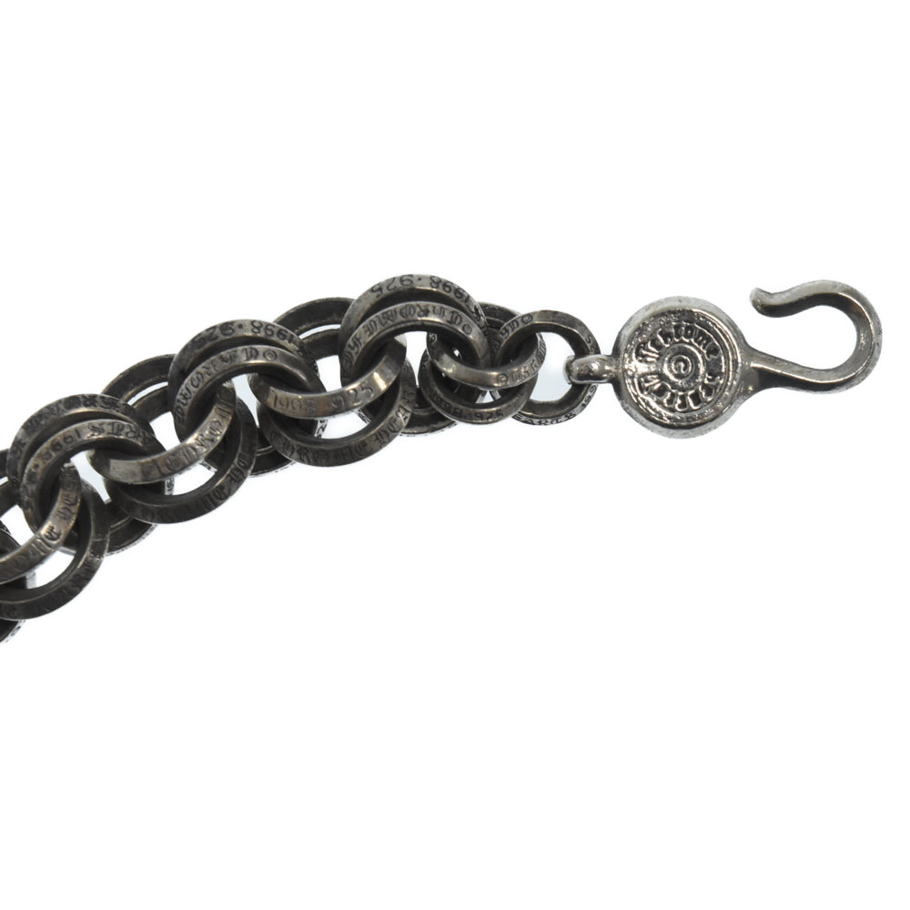 CHROME HEARTS(クロムハーツ) 2 DOUBLE B RING ダブルBリング シルバーブレスレット