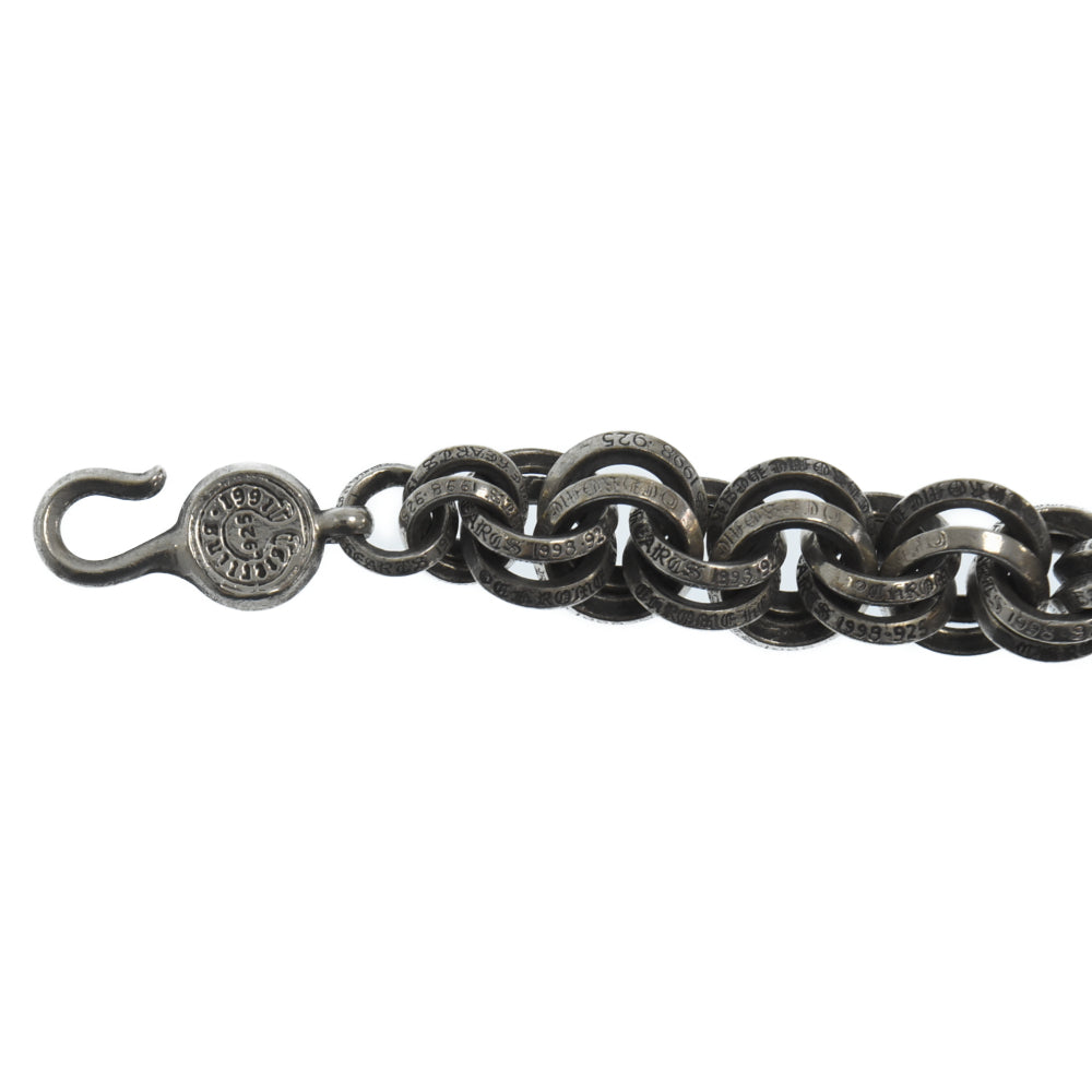 CHROME HEARTS(クロムハーツ) 2 DOUBLE B RING ダブルBリング シルバーブレスレット