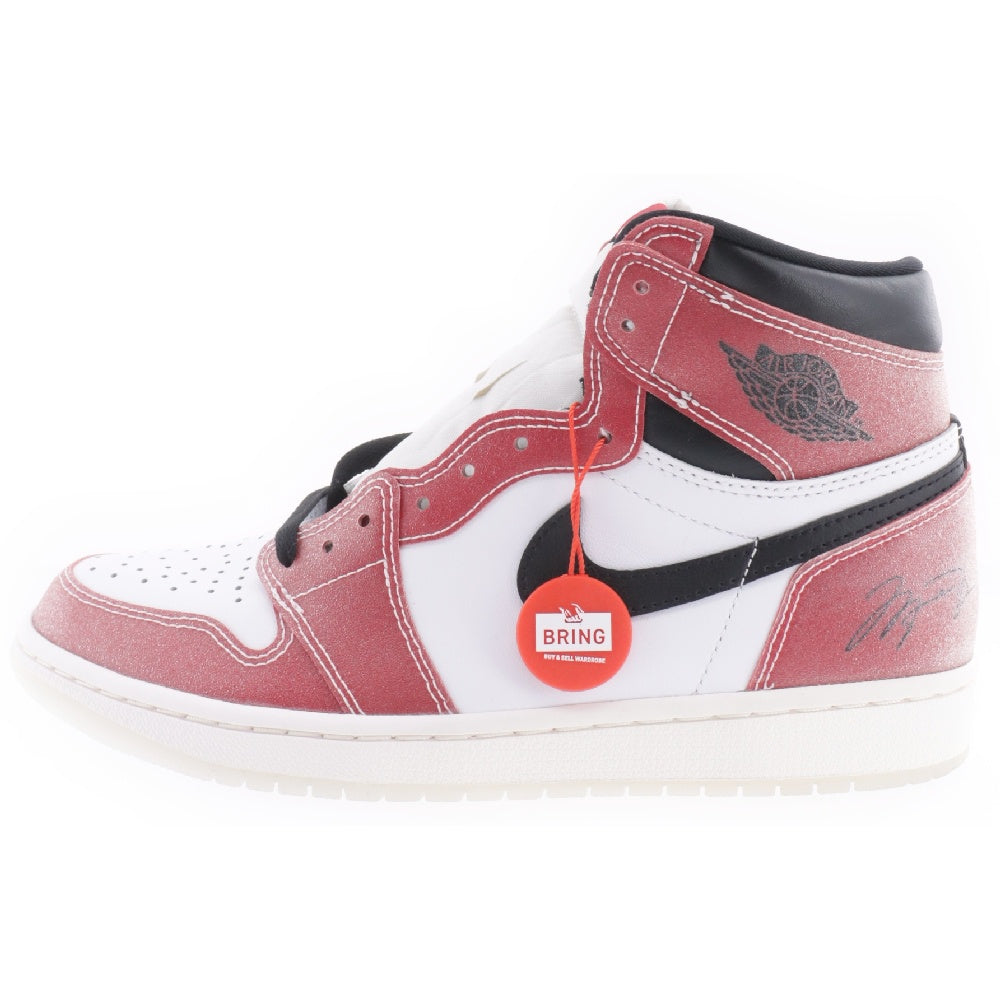 NIKE(ナイキ) ×Trophy Room AIR JORDAN 1 RETRO HIGH OG SP DA2728-100 エアジョーダン1トロフィールーム シカゴ ハイカットスニーカー US8.5/26.5cm