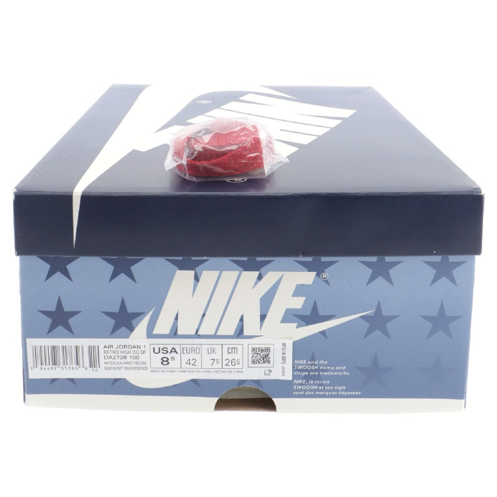 NIKE(ナイキ) ×Trophy Room AIR JORDAN 1 RETRO HIGH OG SP DA2728-100 エアジョーダン1トロフィールーム シカゴ ハイカットスニーカー US8.5/26.5cm