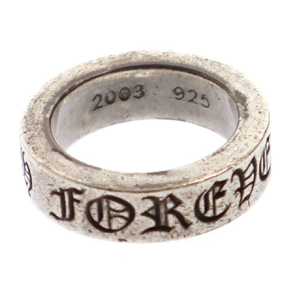 CHROME HEARTS(クロムハーツ) 6mm SPACER FOREVER 6mmフォーエバー スペーサー リング9.5号 シルバー