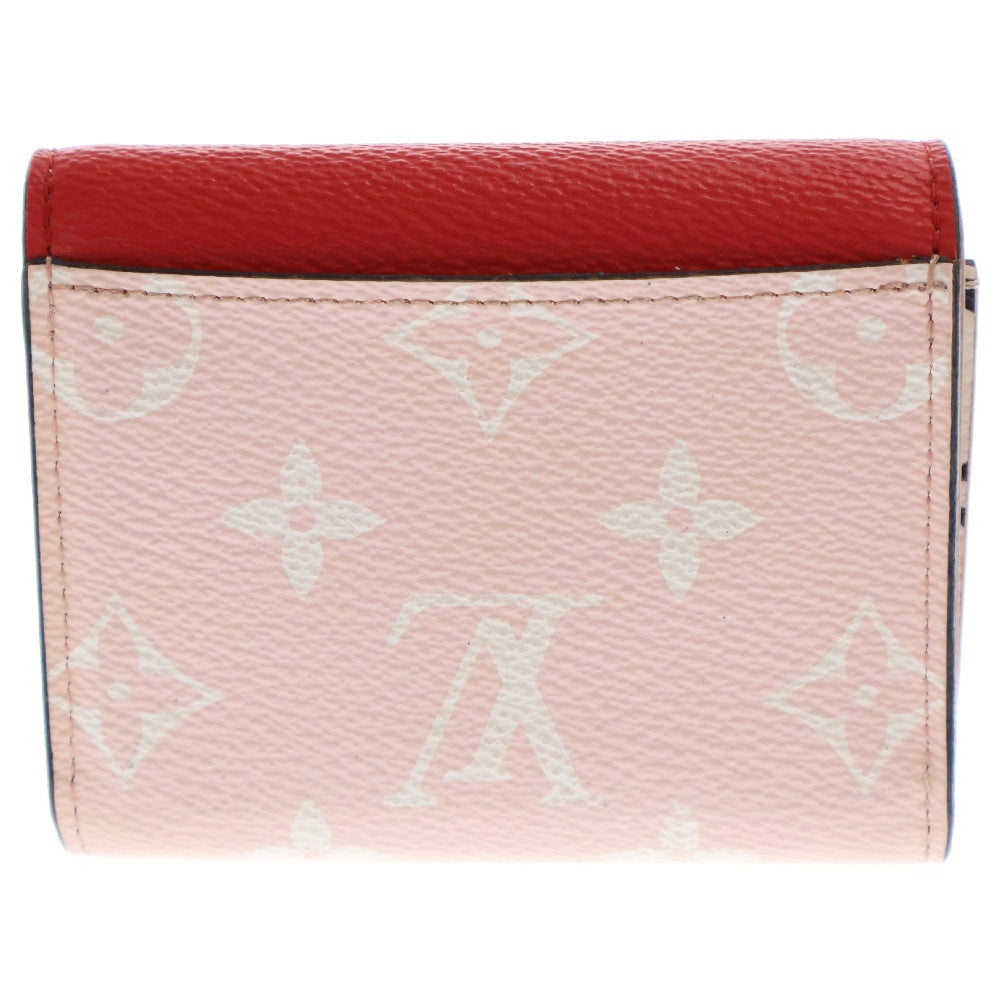 LOUIS VUITTON(ルイヴィトン) ポルトフォイユゾエ ジャイアントモノグラム 三つ折り財布 ルージュ M67641