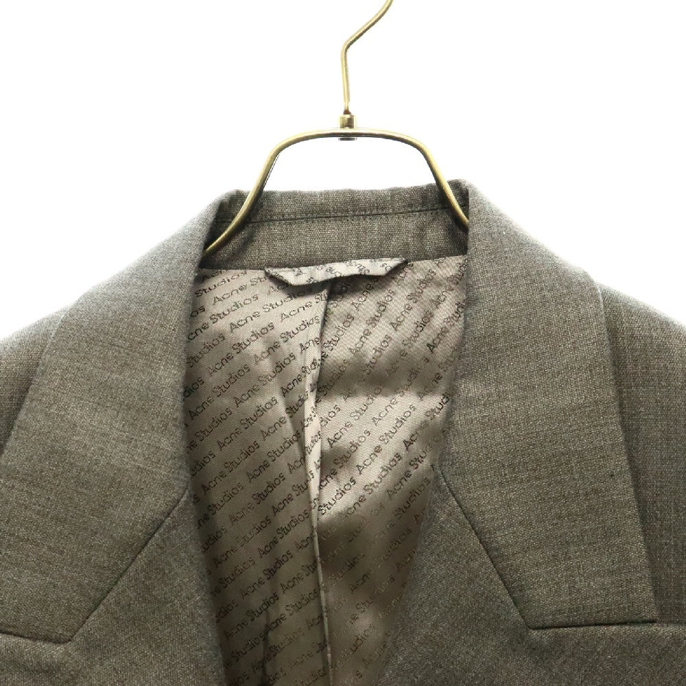 Acne Studios(アクネ ストゥディオズ) 24AW リラックスフィット スーツジャケット ダブルテーラードジャケット グレー FN-MN-SUIT000379