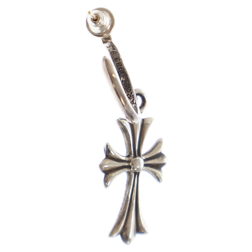 CHROME HEARTS(クロムハーツ) TINY CH CROSS タイニーCHクロスフープ シルバーピアス シルバー