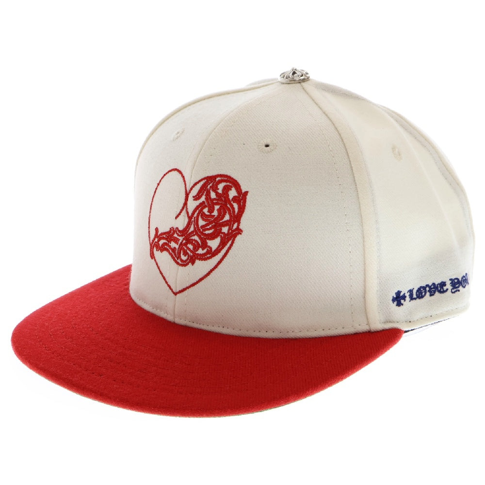 CHROME HEARTS(クロムハーツ) CH HAT ハートロゴ刺繍ベースボール 