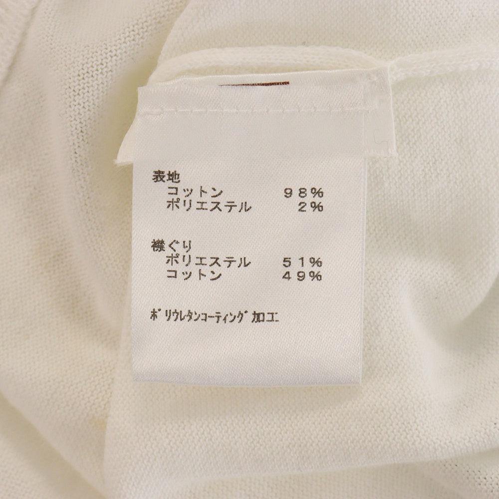 LOUIS VUITTON(ルイヴィトン) ニット半袖Tシャツ F9KS220MI ホワイト レディース