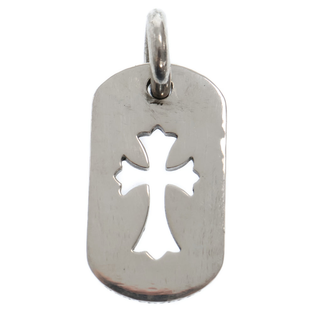 CHROME HEARTS(クロムハーツ) D TAG SML CO CRS カットアウトクロスドッグタグ スモールドッグタグネックレストップ