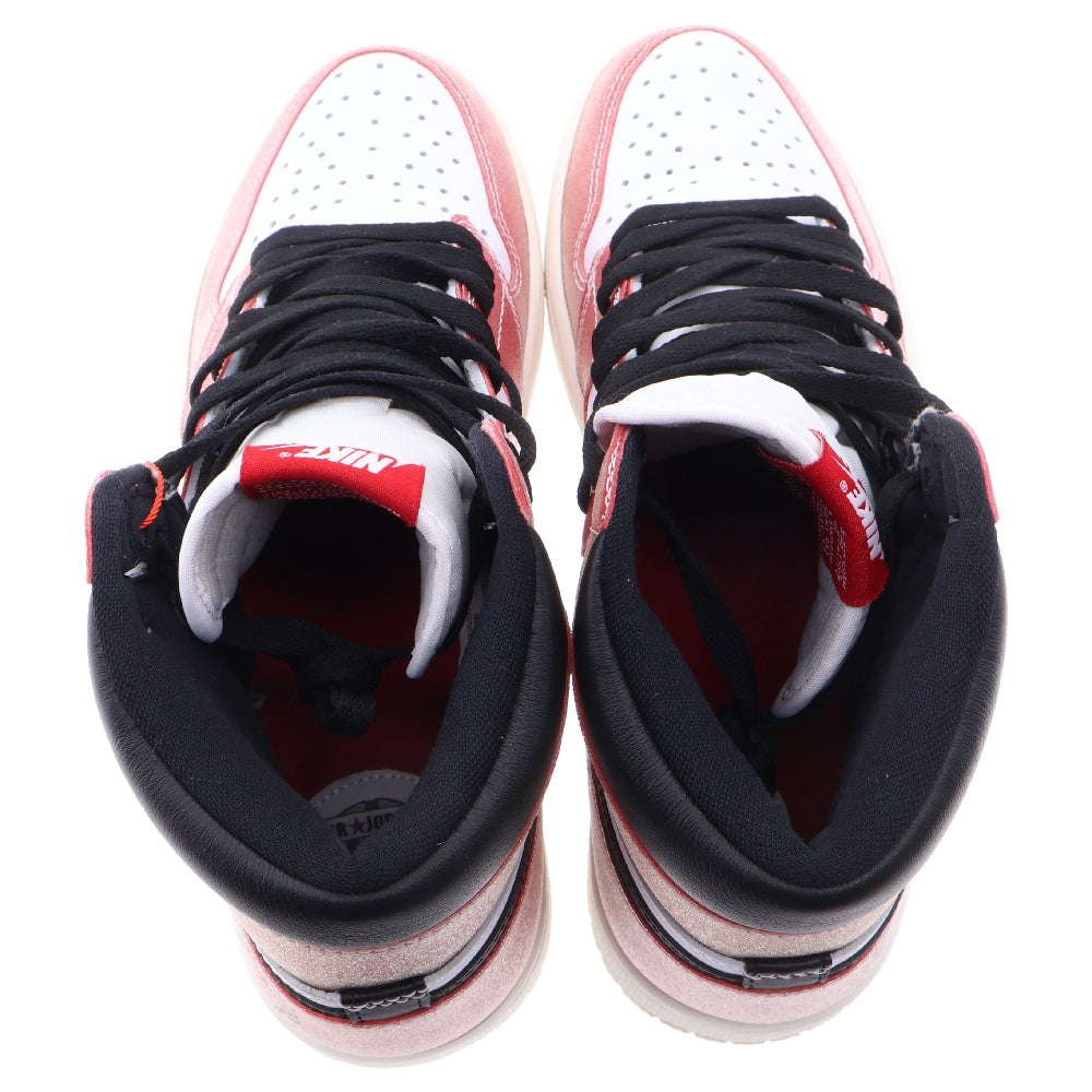 NIKE(ナイキ) ×Trophy Room AIR JORDAN 1 RETRO HIGH OG SP DA2728-100 トロフィールーム エアジョーダン シカゴ ハイカットスニーカー レッド/ホワイト US10/28cm
