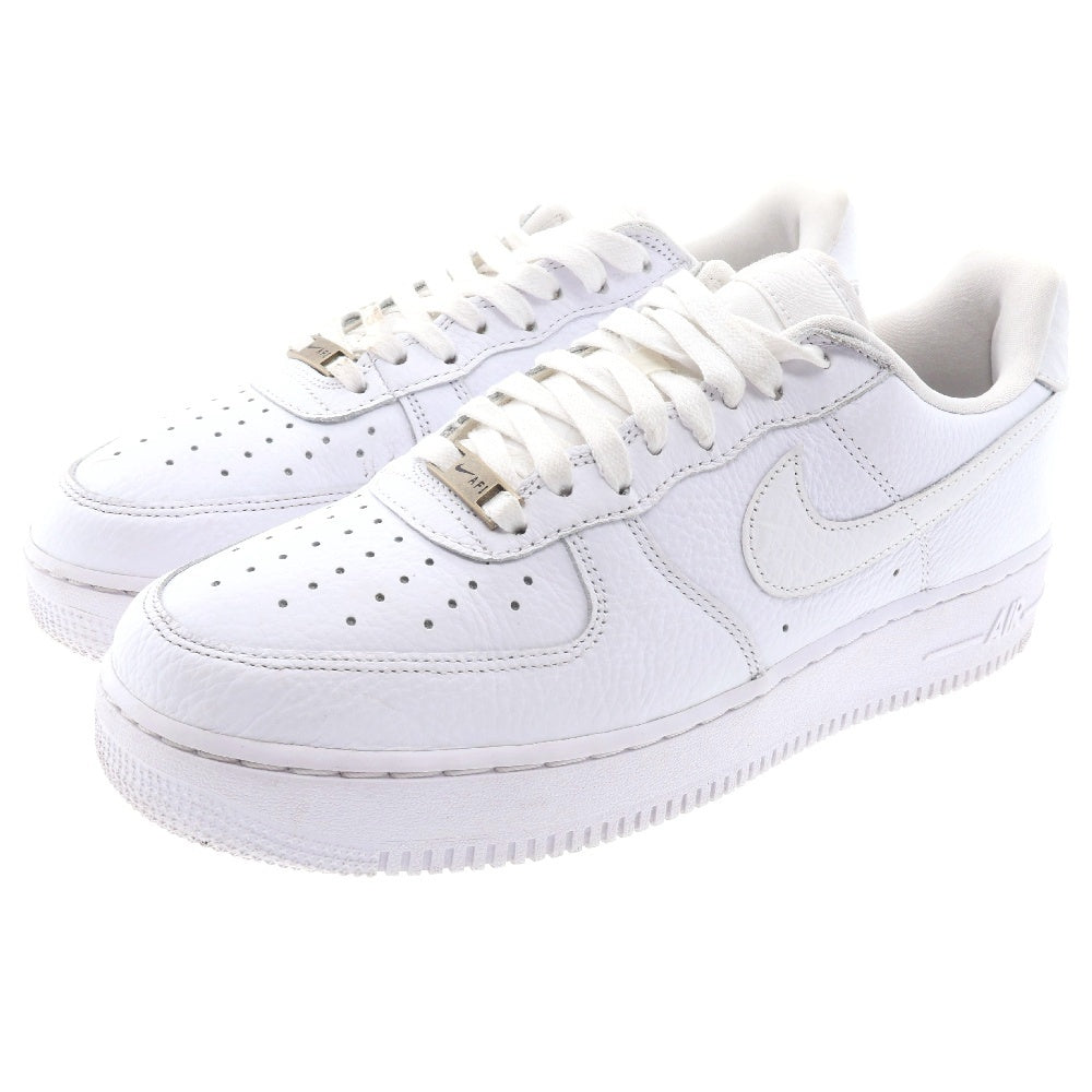 NIKE(ナイキ) AIR FORCE 1 07 CRAFT CU4865-100 エアフォース1 クラフト ローカットスニーカー US10/28cm ホワイト