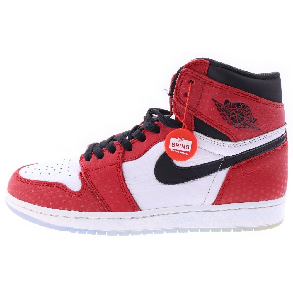 NIKE(ナイキ) AIR JORDAN 1 RETRO HIGH ORIGIN STORY エアジョーダン レトロ オリジナル ストーリー ハイカットスニーカー レッド US10/28cm 555088-602