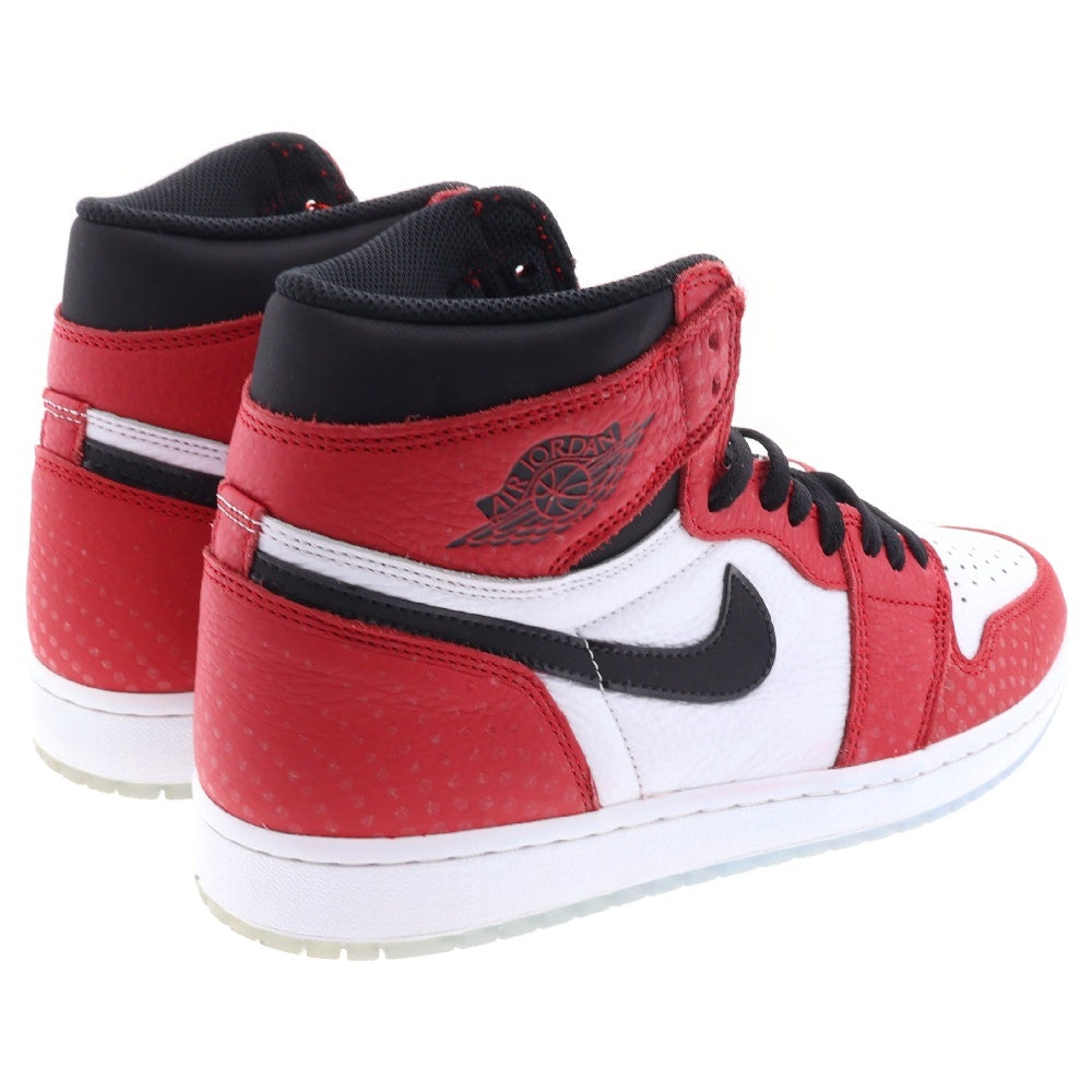 NIKE(ナイキ) AIR JORDAN 1 RETRO HIGH ORIGIN STORY エアジョーダン レトロ オリジナル ストーリー ハイカットスニーカー レッド US10/28cm 555088-602