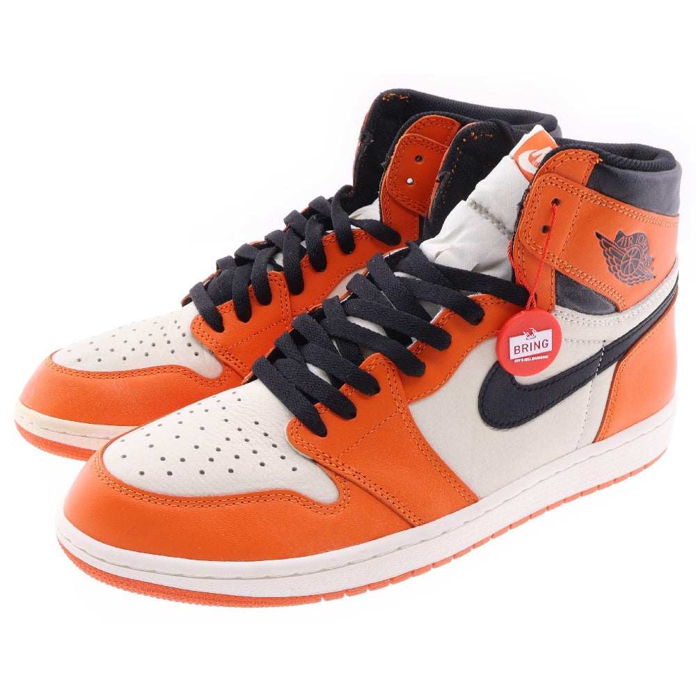 NIKE(ナイキ) AIR JORDAN1 RETRO HIGH REVERSE SHATTERED BACKBORD 555088-113 エアジョーダン1 シャッタードバックボード ハイカットスニーカー オレンジ US11/29cm