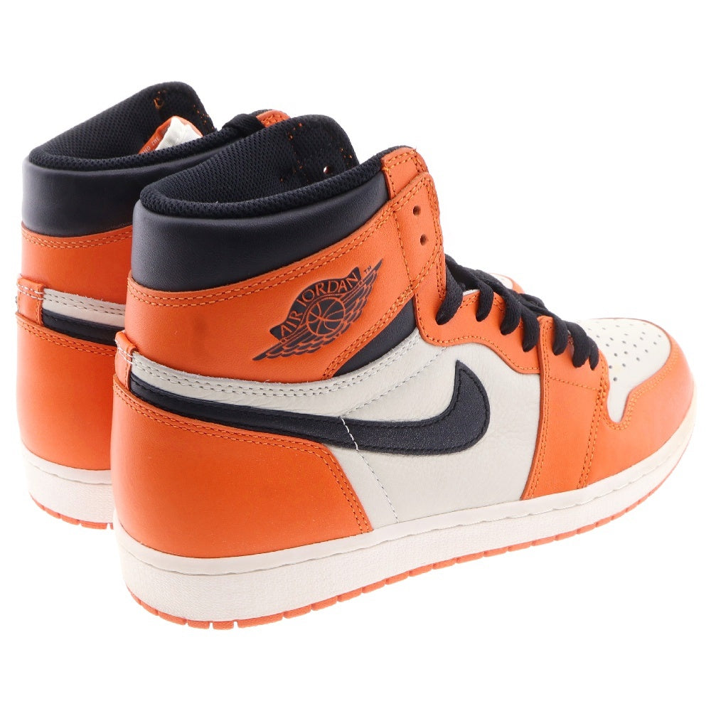 NIKE(ナイキ) AIR JORDAN1 RETRO HIGH REVERSE SHATTERED BACKBORD 555088-113 エアジョーダン1 シャッタードバックボード ハイカットスニーカー オレンジ US11/29cm