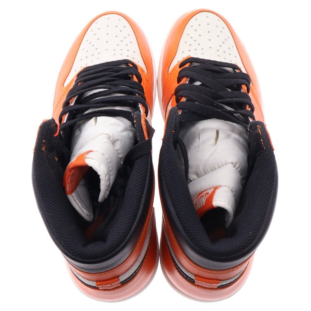 NIKE(ナイキ) AIR JORDAN1 RETRO HIGH REVERSE SHATTERED BACKBORD 555088-113 エアジョーダン1 シャッタードバックボード ハイカットスニーカー オレンジ US11/29cm