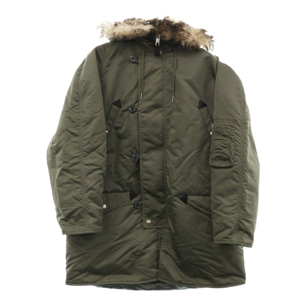 CELINE(セリーヌ) 19AW N-3B ファー付きミリタリーモッズコート ジャケット 2W108723F カーキ