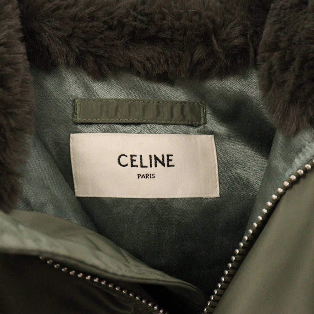 CELINE(セリーヌ) 19AW N-3B ファー付きミリタリーモッズコート ジャケット 2W108723F カーキ