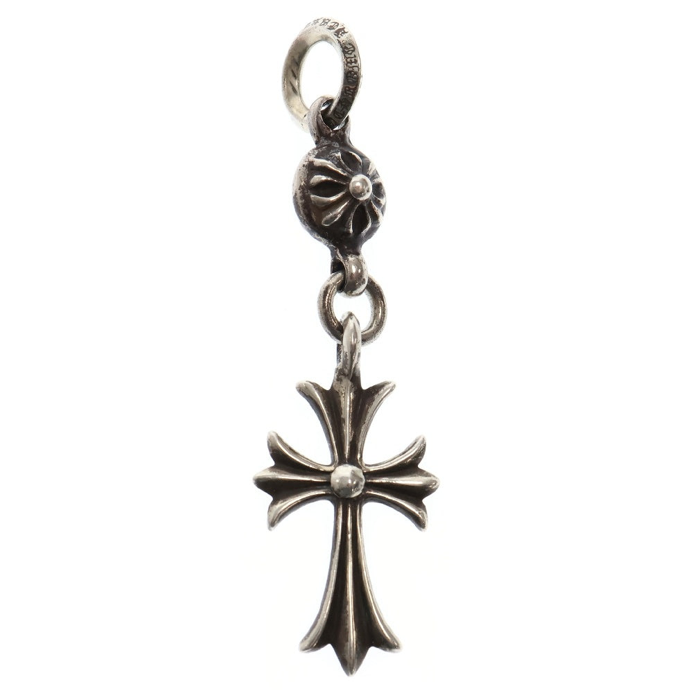 CHROME HEARTS(クロムハーツ) 1B TNY CH CRS 1ボールタイニーCHクロス チャーム シルバーネックレストップ シルバー