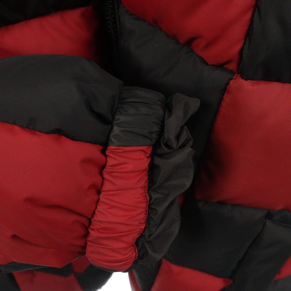 SUPREME(シュプリーム) 19AW Checkerboard Puffy Jacket チェッカーボード パフィー 中綿ジャケット チェック アウター レッド/ブラック