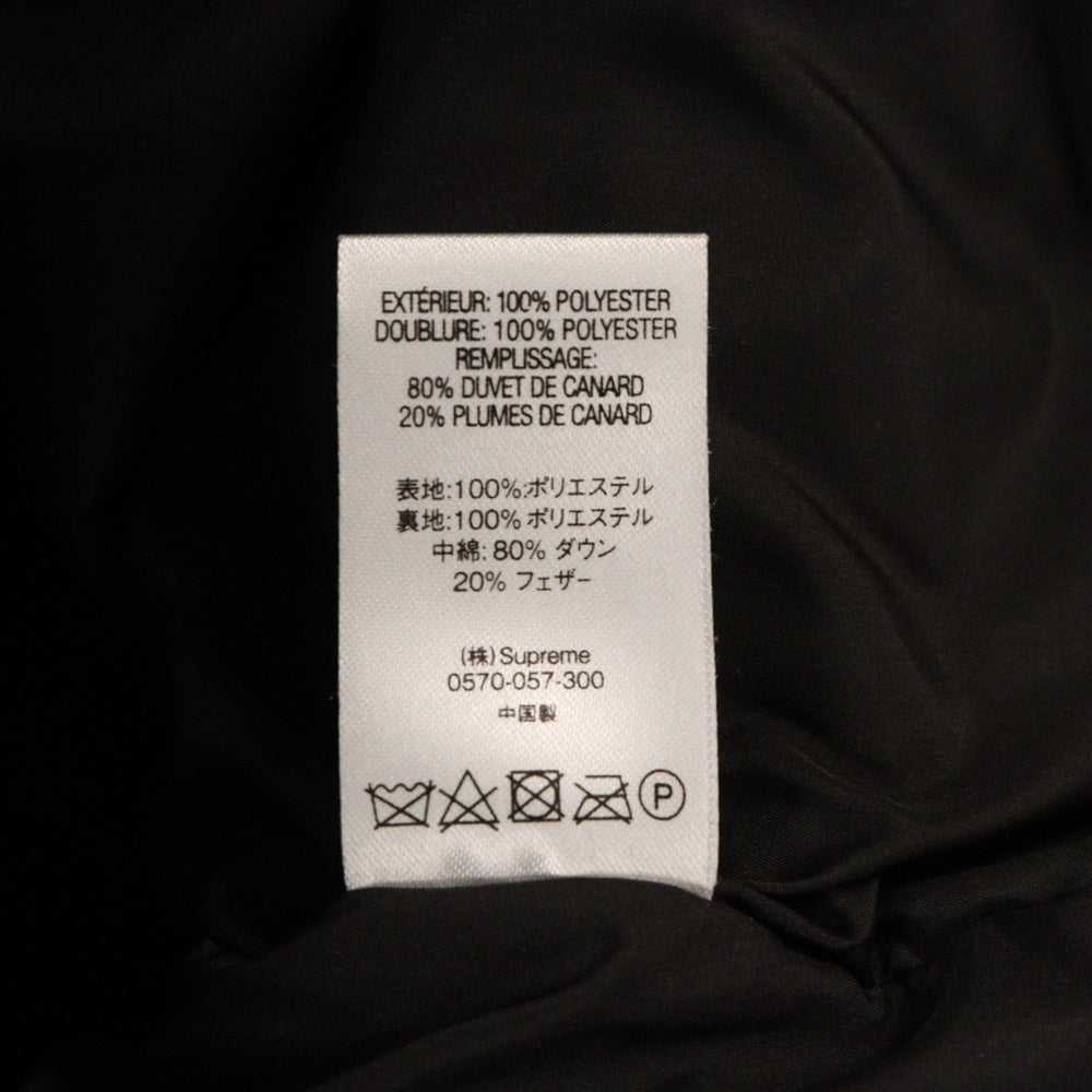 SUPREME(シュプリーム) 19AW Checkerboard Puffy Jacket チェッカーボード パフィー 中綿ジャケット チェック アウター レッド/ブラック