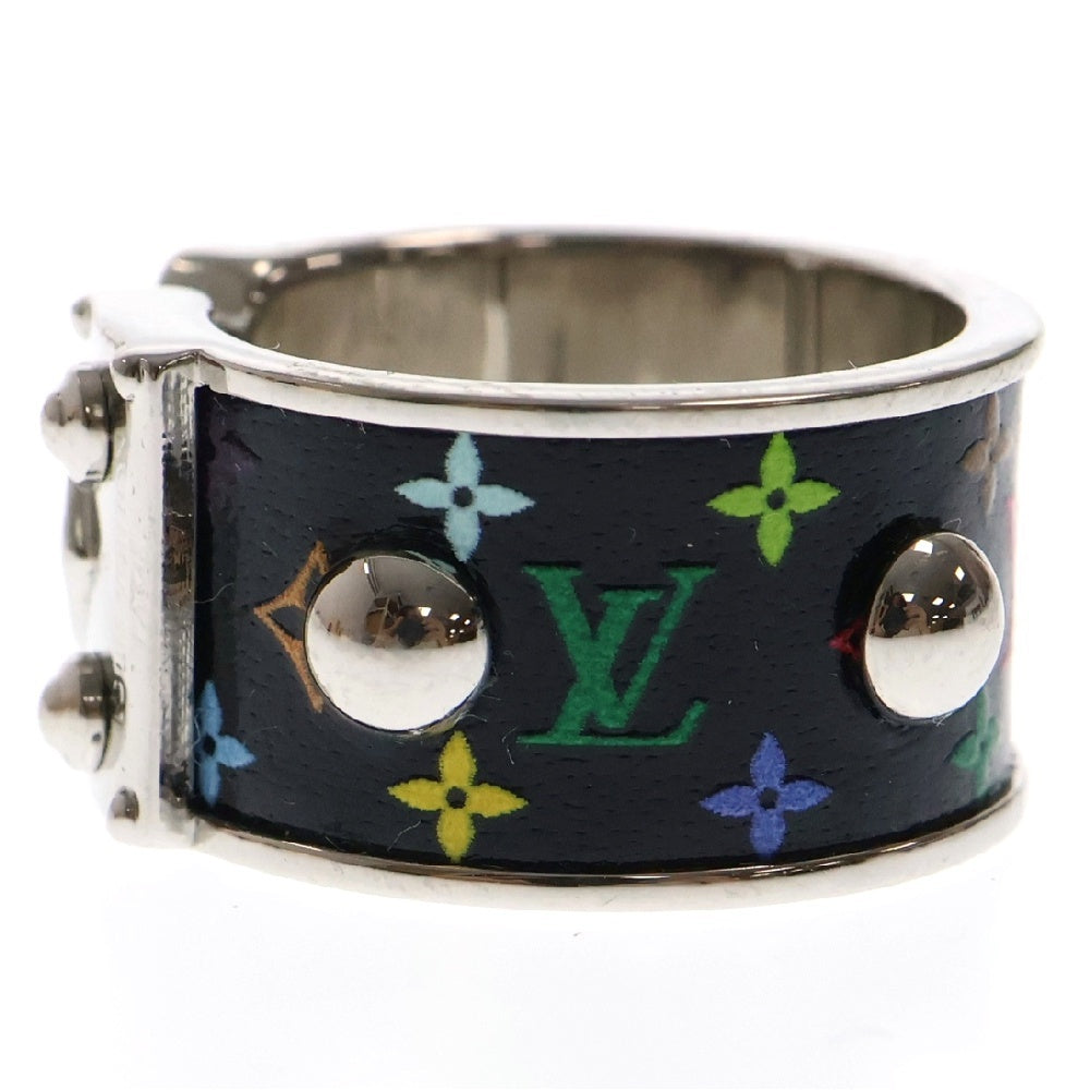 LOUIS VUITTON(ルイヴィトン) 24AW×TM LVシグネチャーSロック シルバーリング M1369M ブラック/シルバー