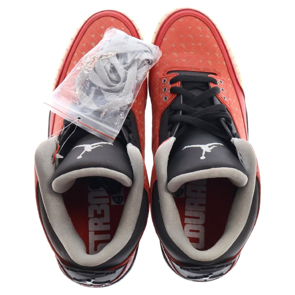 NIKE(ナイキ) 【観賞用 2013年製】AIR JORDAN 3 エアジョーダン3 ドーレンベッカー ハイカットスニーカー US11.5/29.5cm レッド 437536-600