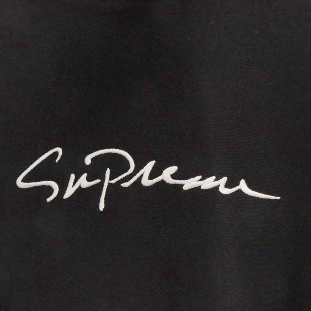 SUPREME(シュプリーム) 18AW Classic Script Hooded Sweatshirt クラシックスクリプトロゴ スウェットプルオーバーパーカー ブラック