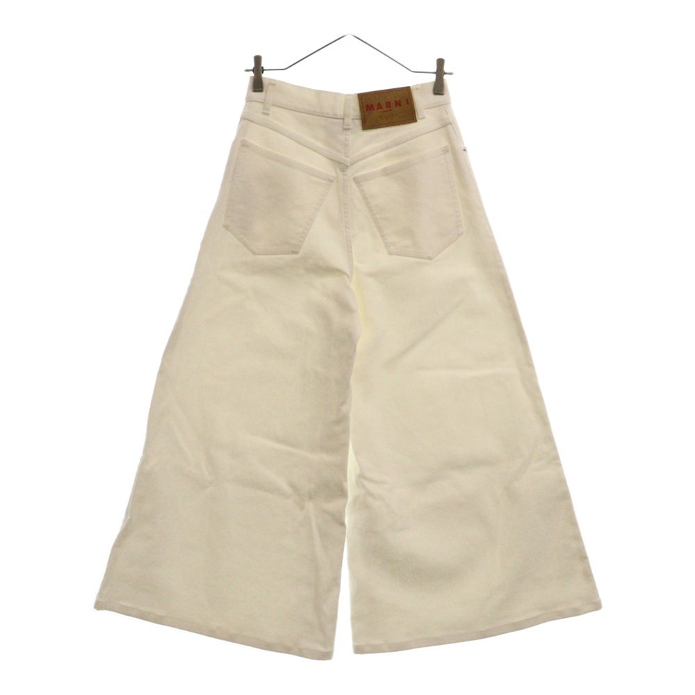 MARNI(マルニ) 23SS ホワイトワイドパンツ ホワイト レディース PAJD0340A0