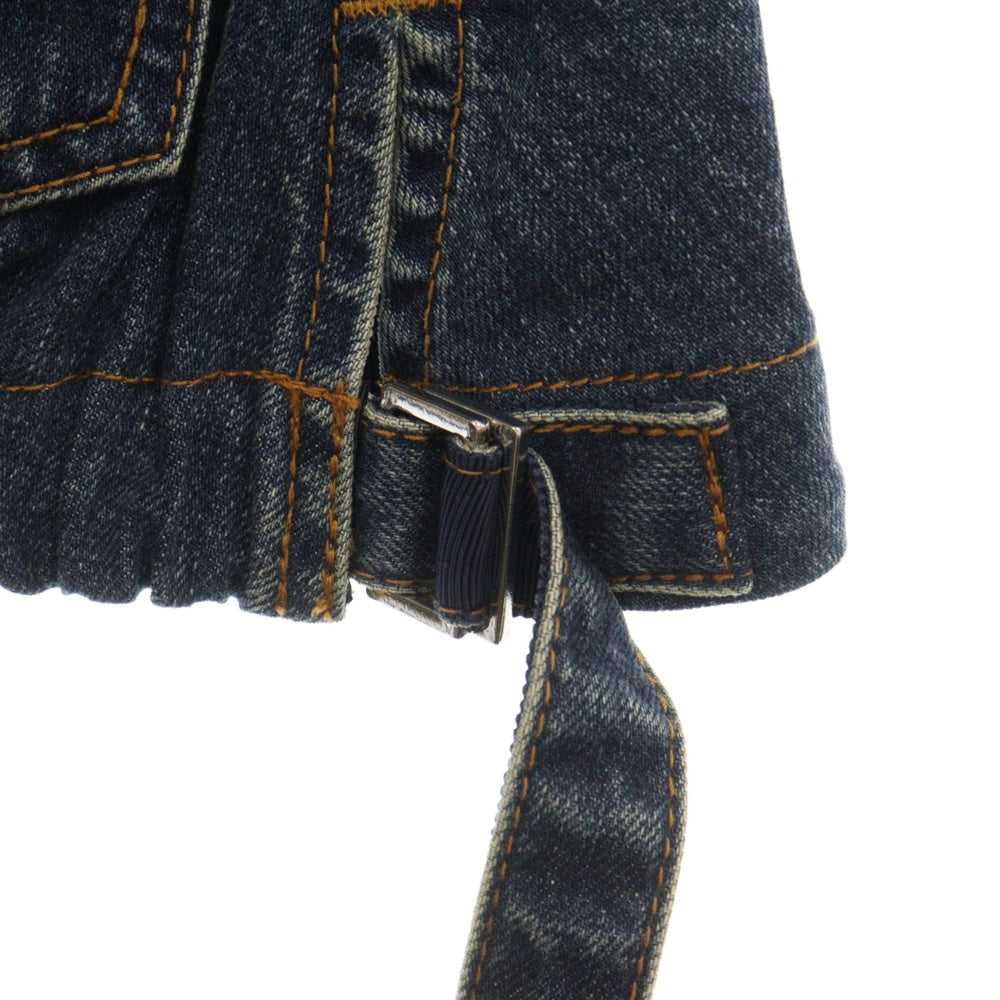 Sacai(サカイ) ショート丈デニムベストジャケット インディゴ 22-06110 レディース