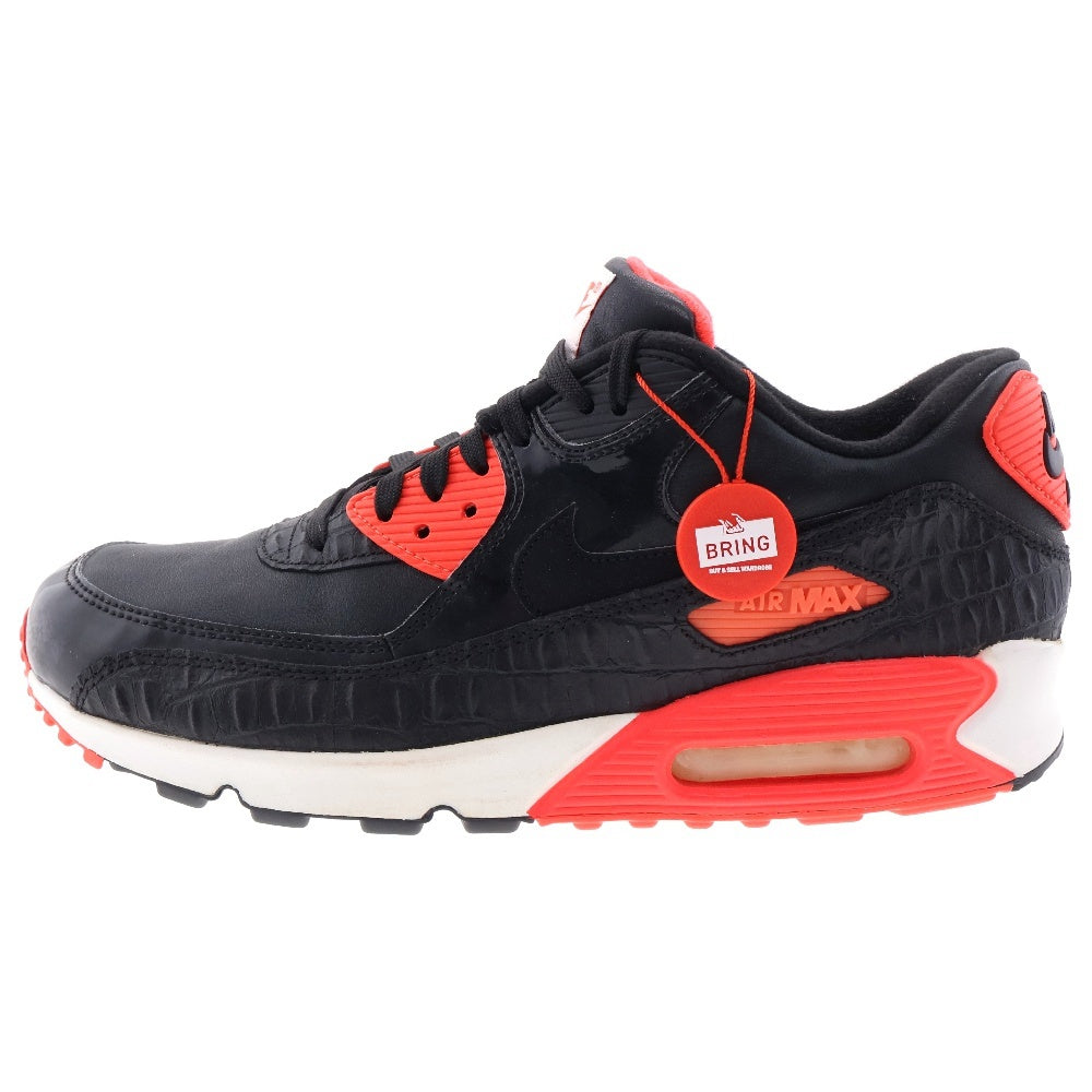 NIKE(ナイキ) AIR MAX90 ANNIVERSARY 725235-006 エアマックス90 ローカットスニーカー US10.5/28.5cm ブラック/レッド