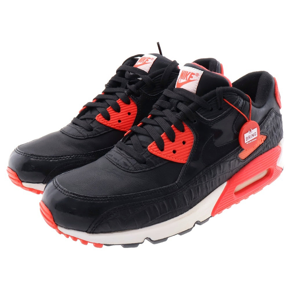 NIKE(ナイキ) AIR MAX90 ANNIVERSARY 725235-006 エアマックス90 ローカットスニーカー US10.5/28.5cm ブラック/レッド