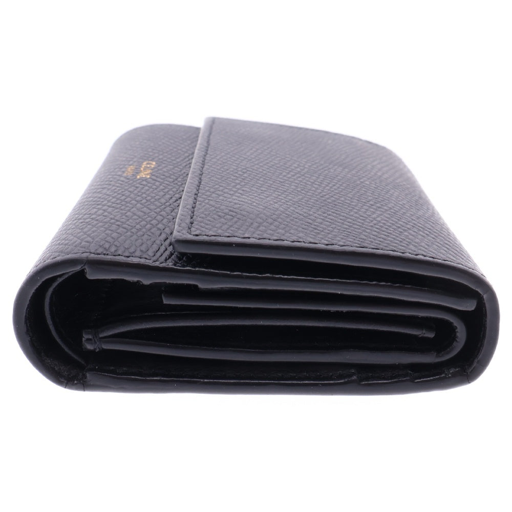CELINE(セリーヌ) SMALL TRIFOLD WALLET 折り畳み財布 コンパクトウォレット ブラック