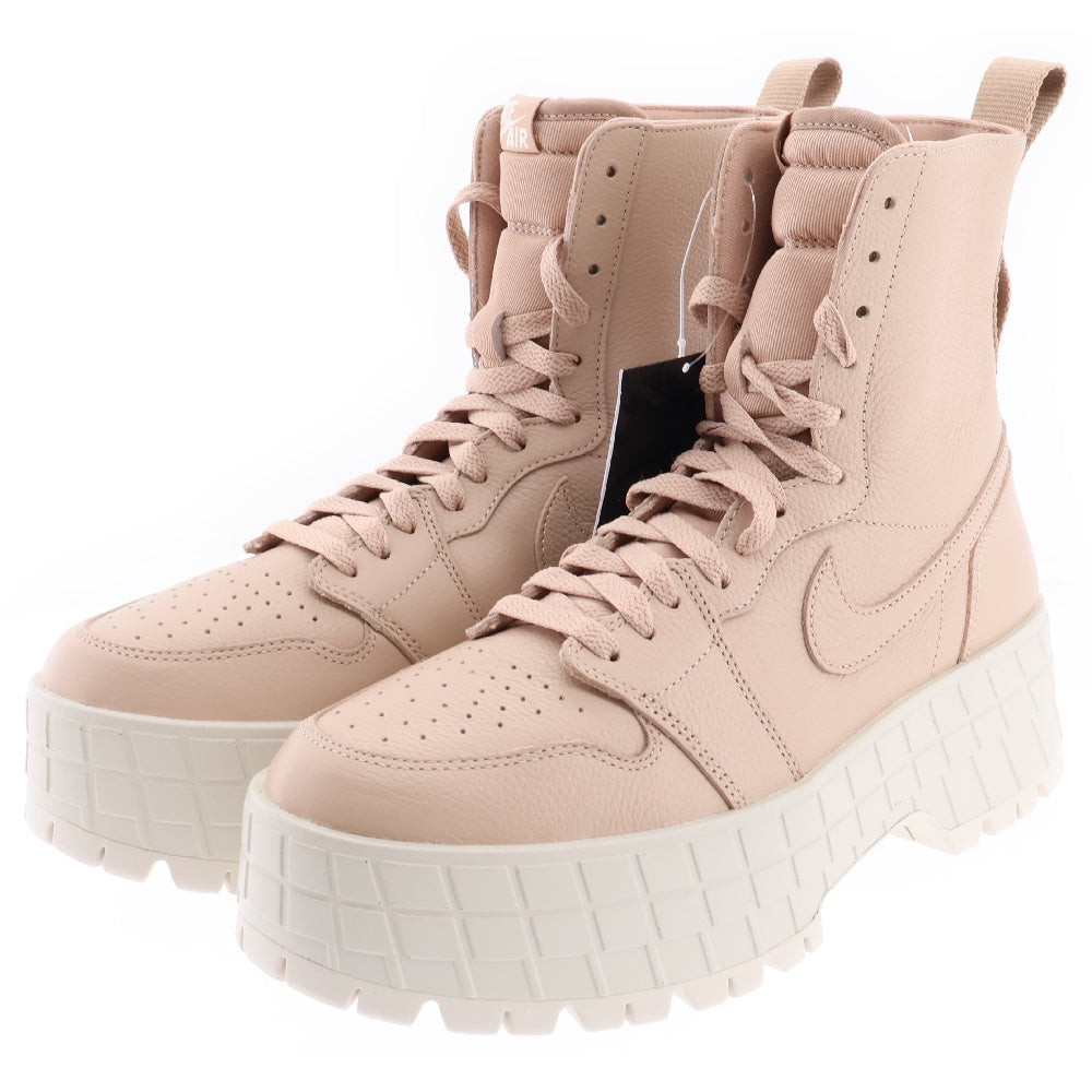 NIKE(ナイキ) WMNS AIR JORDAN 1 Brooklyn Legend Medium Brown ウィメンズ エアジョーダン1ブルックリン レジェンドミディアムブラウン 厚底ブーツ FJ5737 200