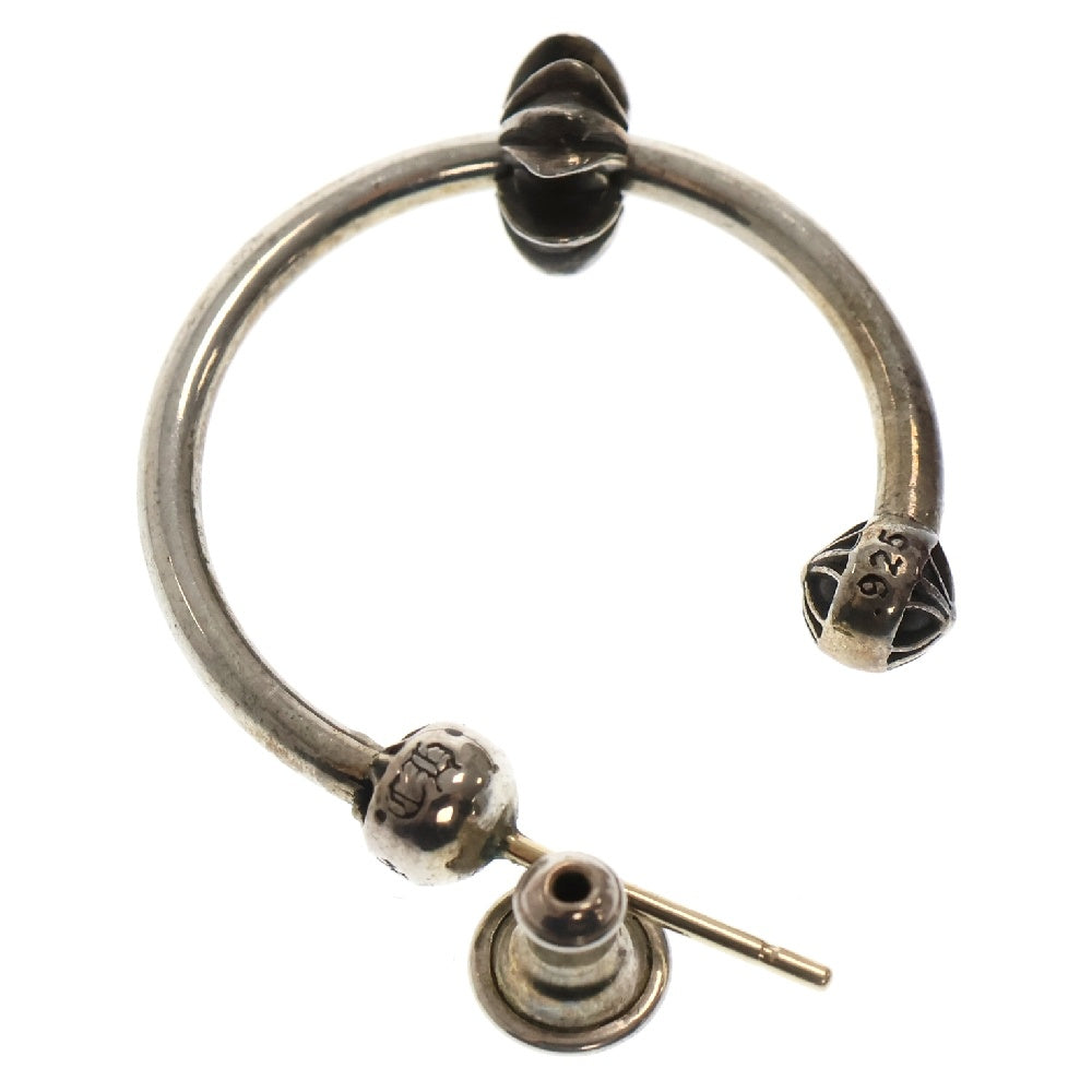 CHROME HEARTS(クロムハーツ) SPINNER HOOP MINI シルバーピアス シルバー ※国内レシート付き