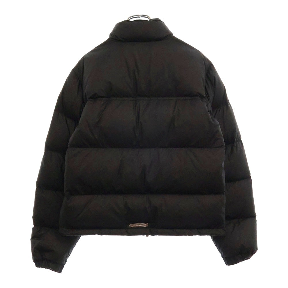 CHROME HEARTS(クロムハーツ) STIFF V2 FBRC CHプラス総柄クロスボールボタンナイロンダウンジャケット ブラック レディース