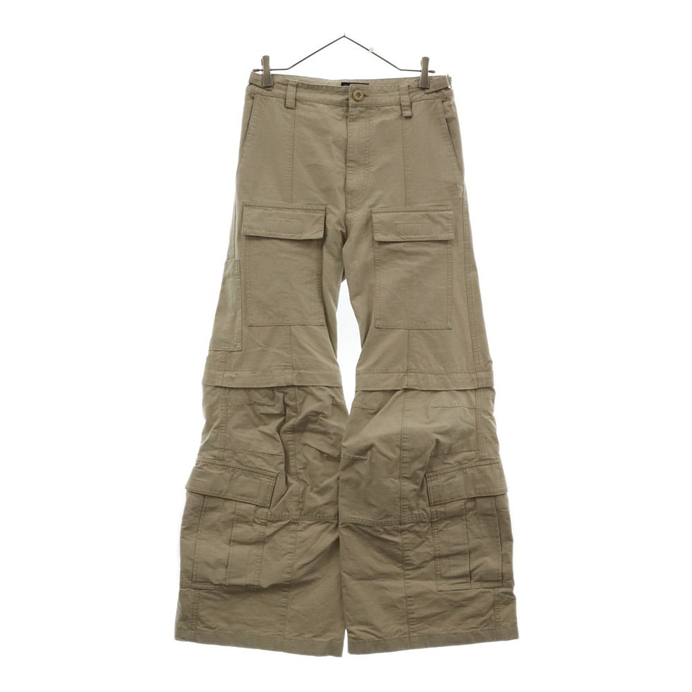 BALENCIAGA(バレンシアガ) FLARED CARGO PANTS フレアカーゴロングパンツ ベージュ 768810 TKP27