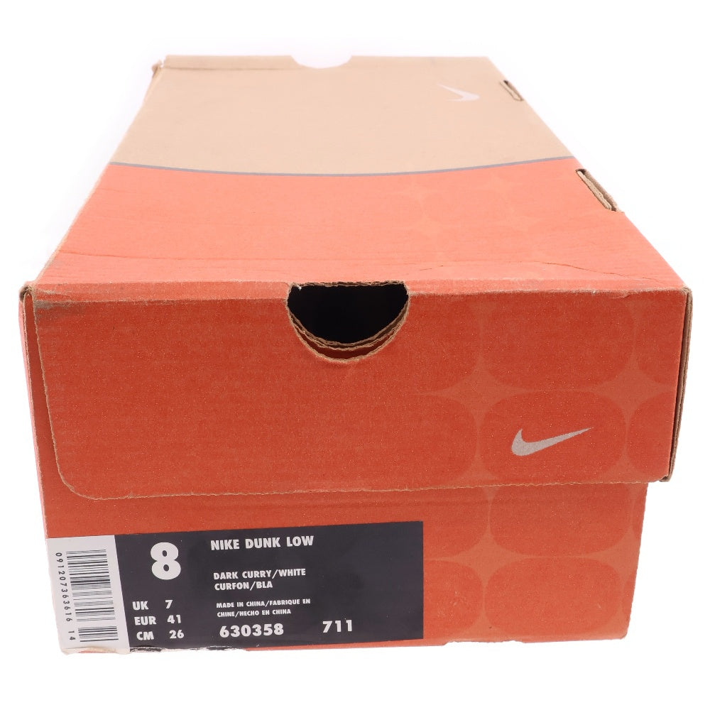 NIKE(ナイキ) 【観賞用 1999年製】Dunk Low Dark Carry/White ダンクロー ダークカリー ローカットスニーカー 裏ダンク ブラウン/ホワイト US8/26.0cm 630358-711