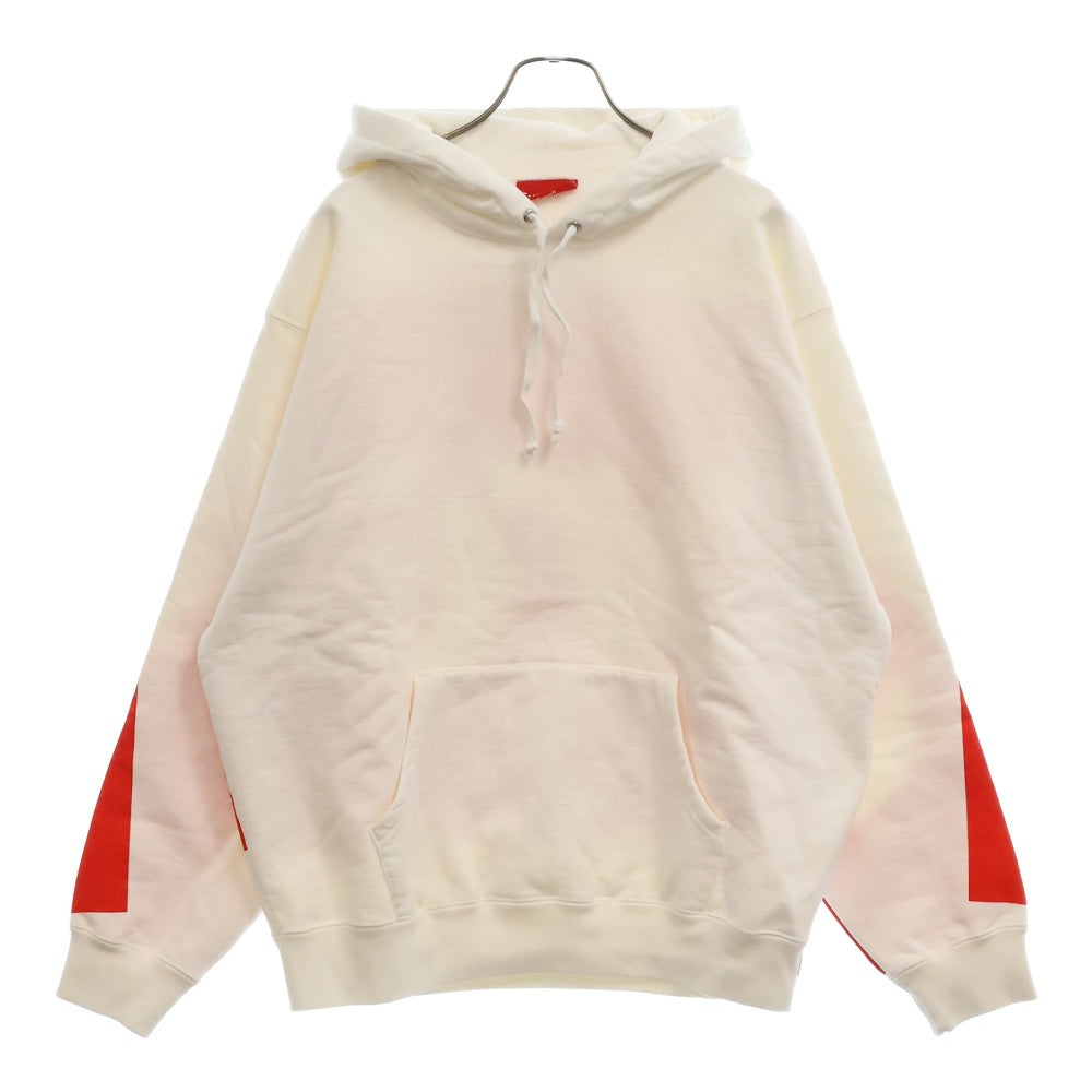 SUPREME(シュプリーム) 23AW Big Logo Jacquard Hooded Sweatshirt ビッグロゴ プリント プルオーバーパーカー ホワイト