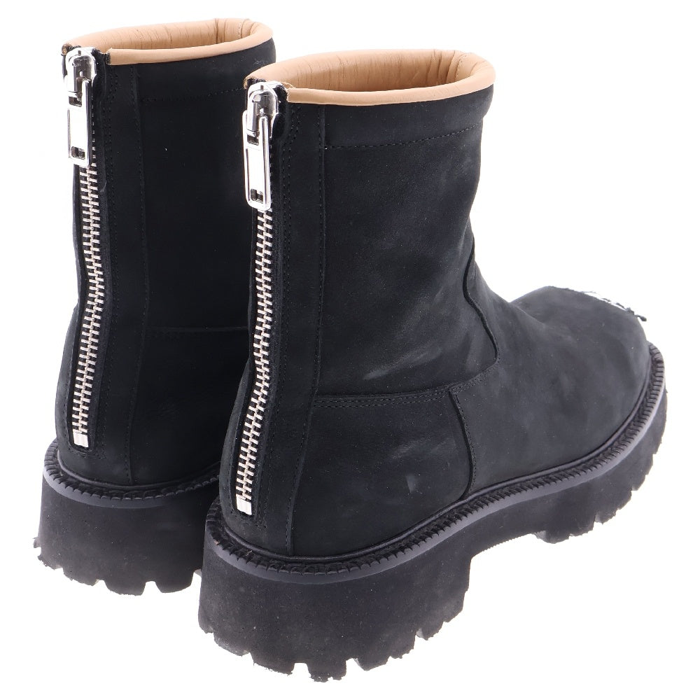 MM6 Maison Margiela(エムエムシックスメゾンマルジェラ) トゥダメージ加工ハイカットブーツ S66WU0093 ブラック