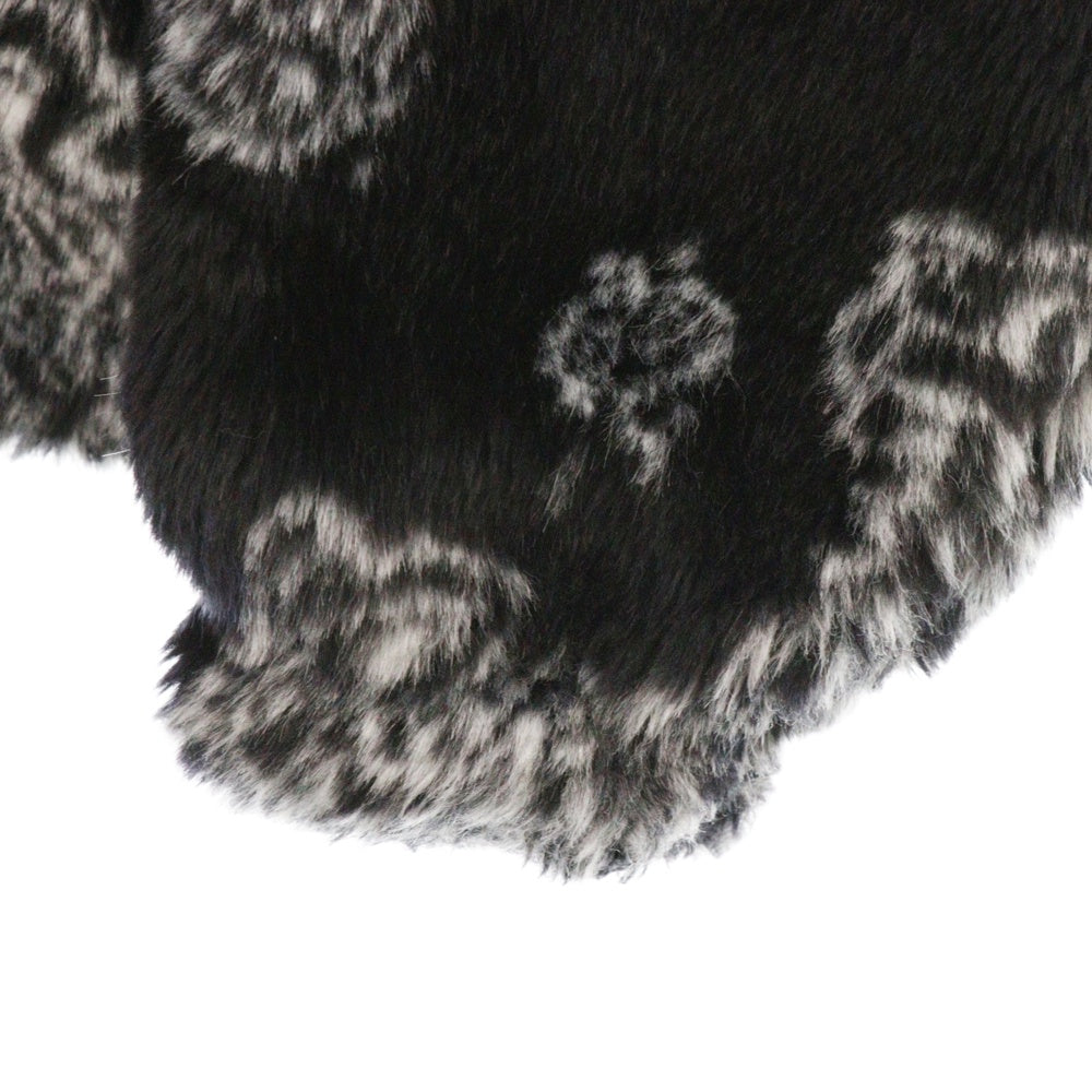 SUPREME(シュプリーム) 21SS Bandana Faux Fur Bomber Jacket バンダナ ファー ボンバー アーチロゴ ジャケット ブラック