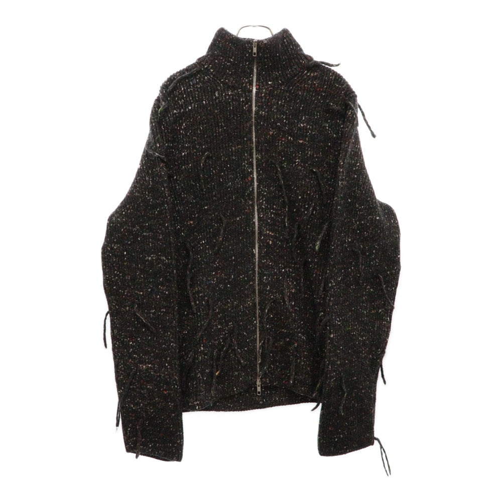 Maison Margiela 10(メゾン マルジェラ) 17AW ドライバーズニット ジップアップセーター S30GP0211 S16086 ブラック