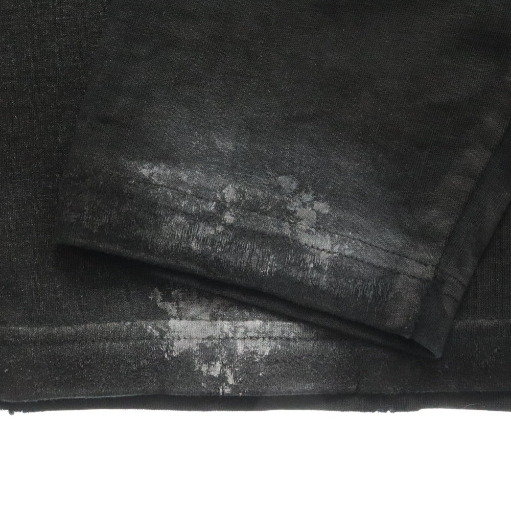 BALENCIAGA(バレンシアガ) Oversize L/S T-Shirts 790365 TQVU4 オーバーサイズロングスリーブ長袖Tシャツ ブラック